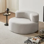 New Special-shaped Cashew Sofa Curved Designer Fabric Small Apartment Living Room Cross-border Vacuum Compression Sofa - Image 5