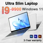 New 14.1" Laptop Intel Core i9-9900 32GB 2TB Gaming PC Ultra Slim Office Study Computer PC Windows 11 Pro 1920*1080 HD