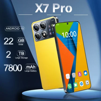 Hot New X7 Pro High Quality Original 7.3"HD 5G Global Version Standby 7800mAh Battery Intelligent System 108MP Dual Card