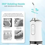 Powerful Water Oral Irrigation Irrigator Jet Ultrasound Air Ipx7 Waterproof Mouthwash Machines Dental Floss Flosser Irigator - Image 2